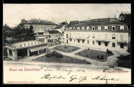 AK Rheinfelden, Soolbad Schützen mit Garten
