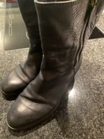 Stiefel schwarz leder (Marke L‘autre choice)