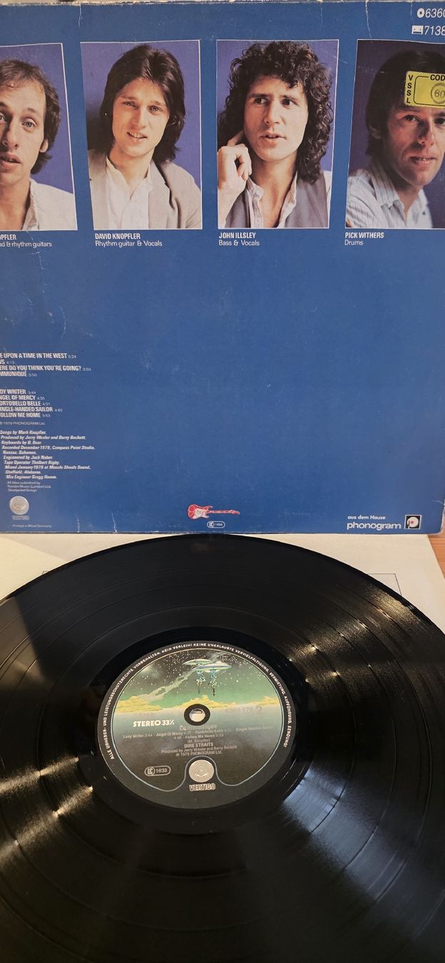 Vinyles:  Dire Straits Communiqué, état d'usage – D'occasion à Yvonand par RF-VINYL 5