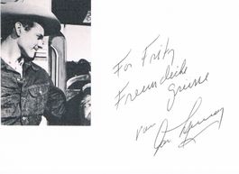 Don Murray 1929-2024 Autogramm signiert Karte 10x15cm