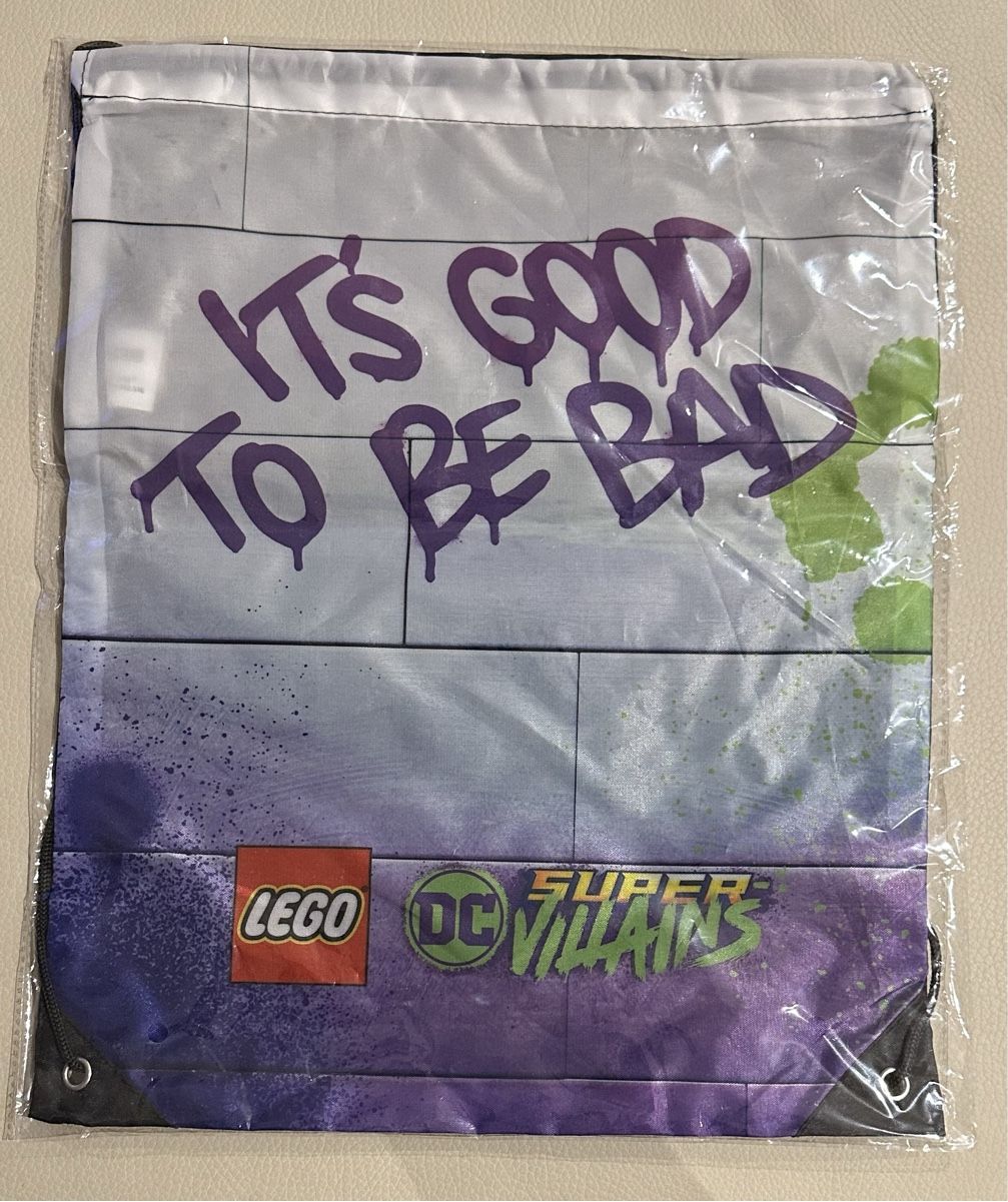 Spiele: Lego DC Super Villains Drawstring Bag NEU – Gebraucht aus Kestenholz von Dickies09