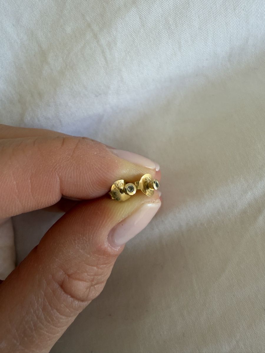 Orecchini pendenti & Orecchini a lobo: Gold Stud Earrings – Usato da Uster venduto da Monika_OB 5