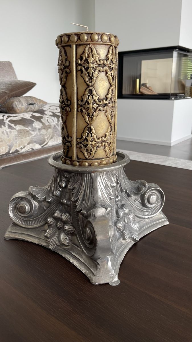 Kerzenständer: Kerzenhalter Barock Stil – Gebraucht aus Greppen von mahabiwa 1