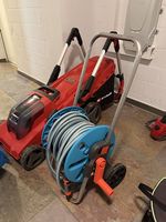 Akku Rasenmäher mit 2 Akkus Gartenset komplett