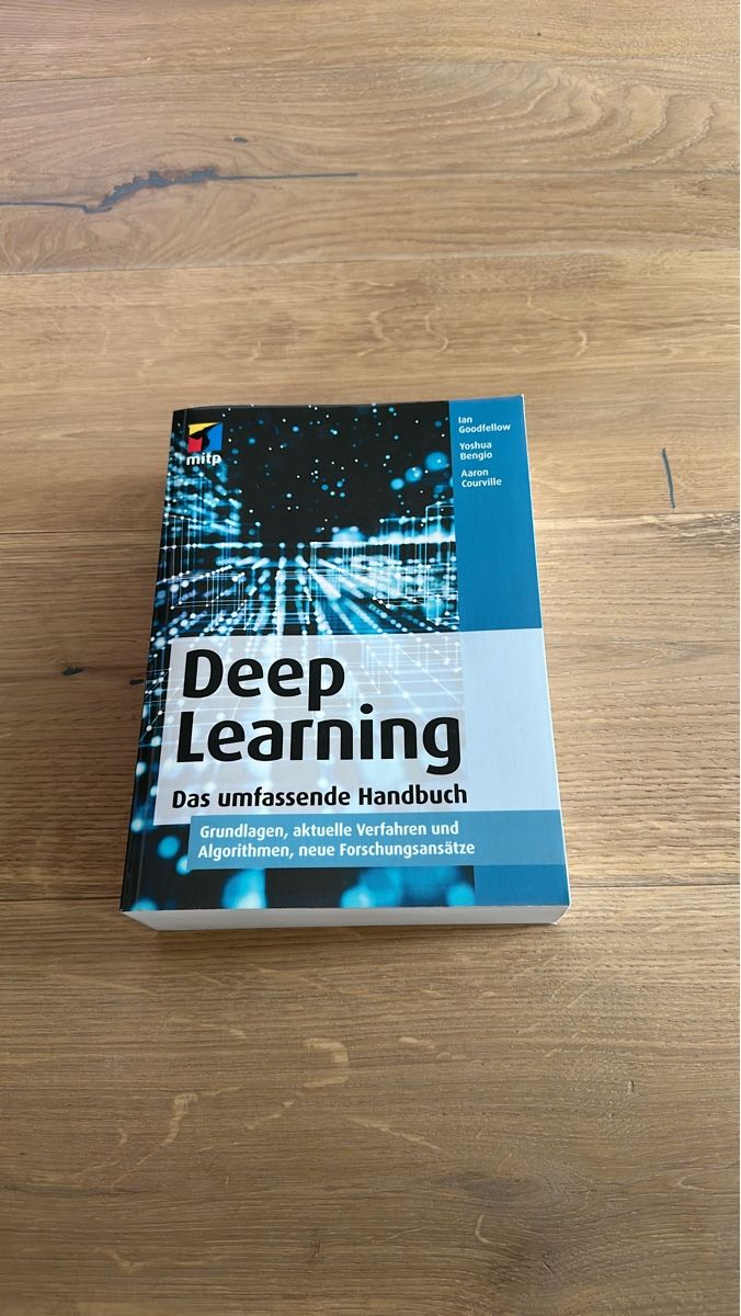 Libri: Deep Learning Handbuch von Goodfellow, Bengio, Courville – Usato da Ruggell venduto da Kauferin_Nr3