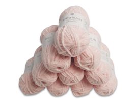 RICO DESIGN flauschiges Garn Rosa 10 Stk.