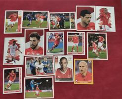 15x Panini Sticker Schweiz/ FC Zürich Legenden 2008-2016