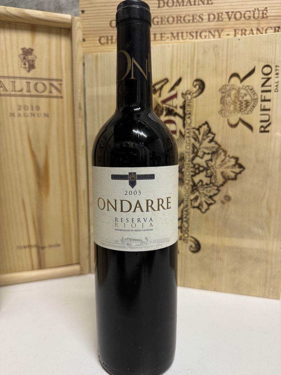 Rioja Vino: Ondarre Reserva Rioja 2005, Full-Bodied Red Wine Spain – Nuovo e nell'imballaggio originale da Wallisellen venduto da Corinne.- 1
