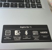 Laptop Acer Aspire Go 15 Intel N100 4GB RAM Win11