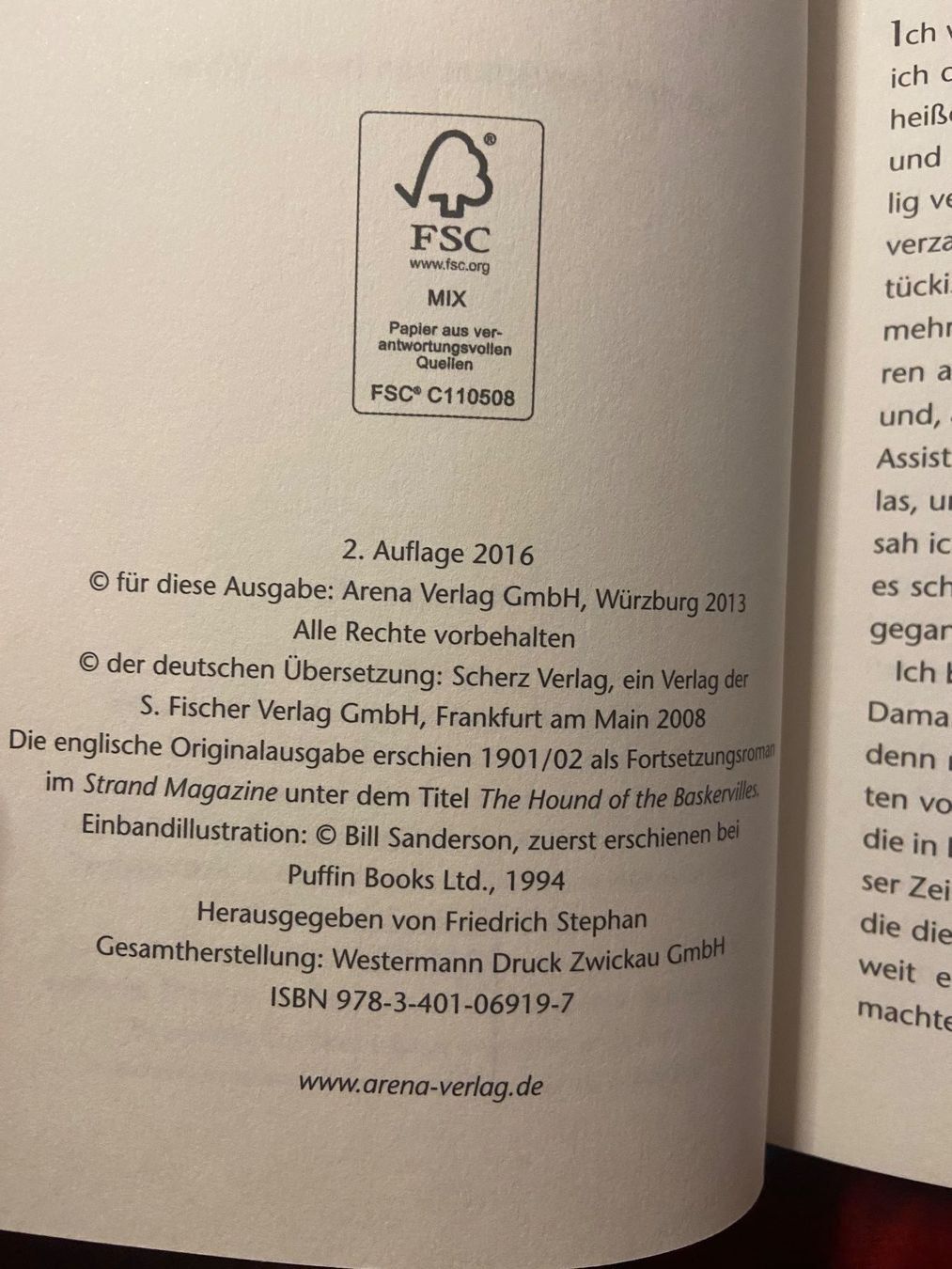Bücher: Sherlock Holmes: der Hund von Baskerville / Arthur C. Doyle – Neu (gemäss Beschreibung) aus Gümligen von Farrolito 3