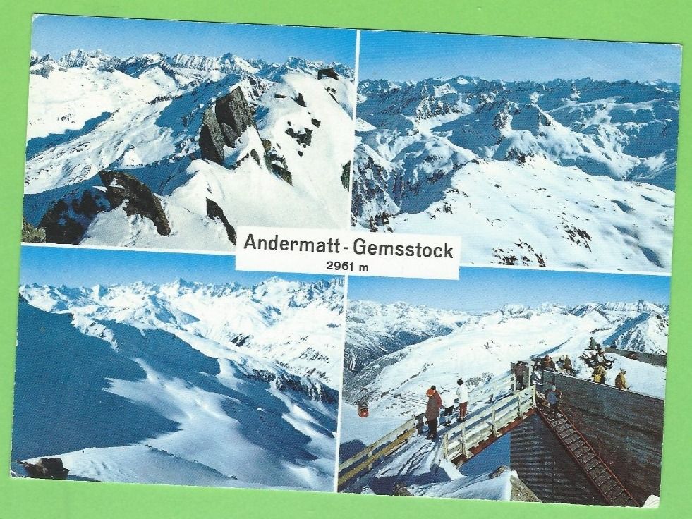 Cartoline postali: Andermatt - Gemsstock – Usato da Zürich venduto da t24_de