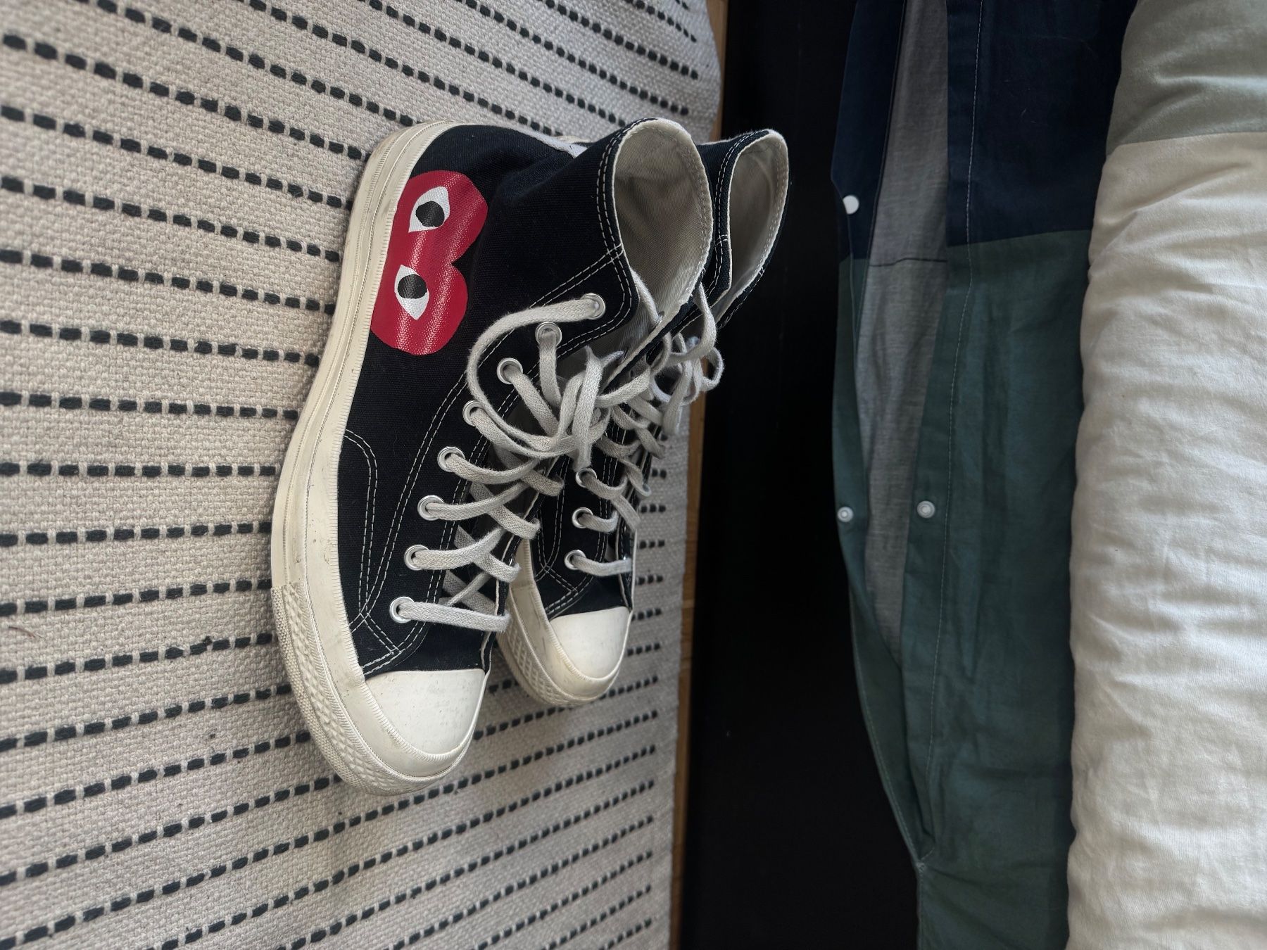 Comme Des Garcons Scarpe da uomo: Converse all star X Comme des Garçons 44 – Usato da Vaulruz venduto da ant_gbh6