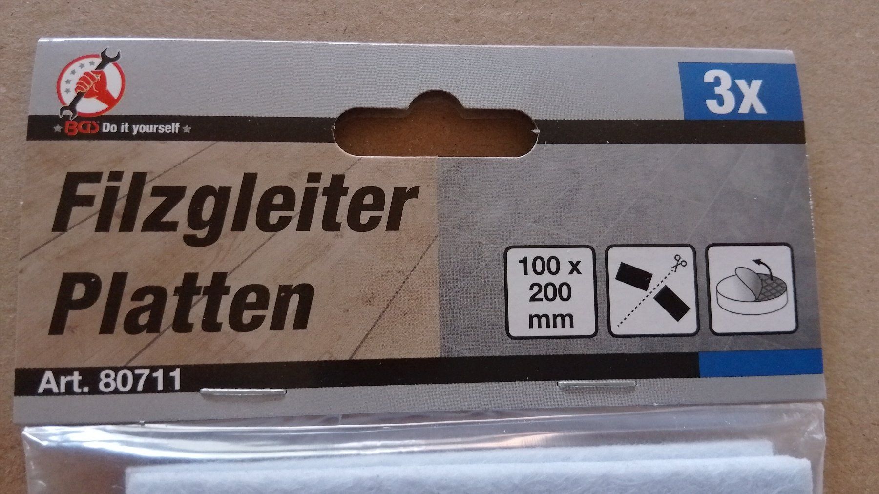 Alle Werkzeuge: 3 filzgleiterplatten ovp – Neu und originalverpackt aus Zürich von var_gmw9 1