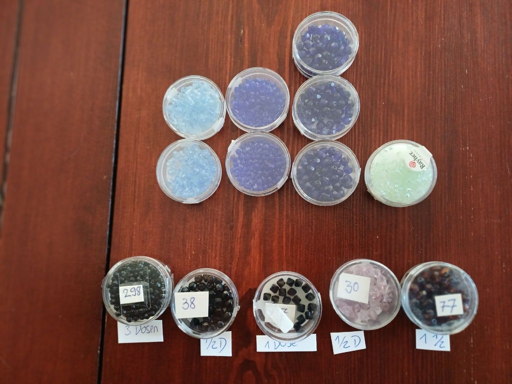 Perle (finte): Glasschliff Perlen Kursmaterial – Nuovo (secondo la descrizione) da Gächliwil venduto da lesidees 1