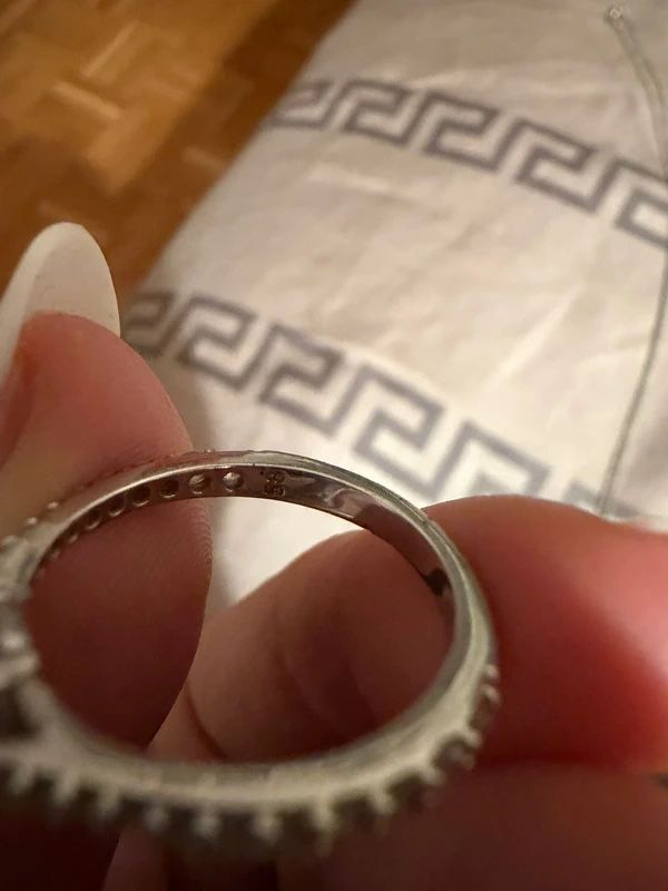 Swarovski Anelli: Ring Swarovski Silber – Usato da St. Margrethen SG venduto da gab_q2qp 1