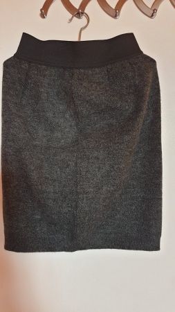 Jupe Strick Antrazit S, Mohair/Synthetisch