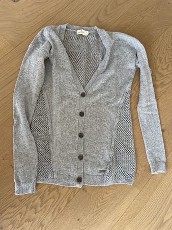 Damen Strickjacke grau Grösse S