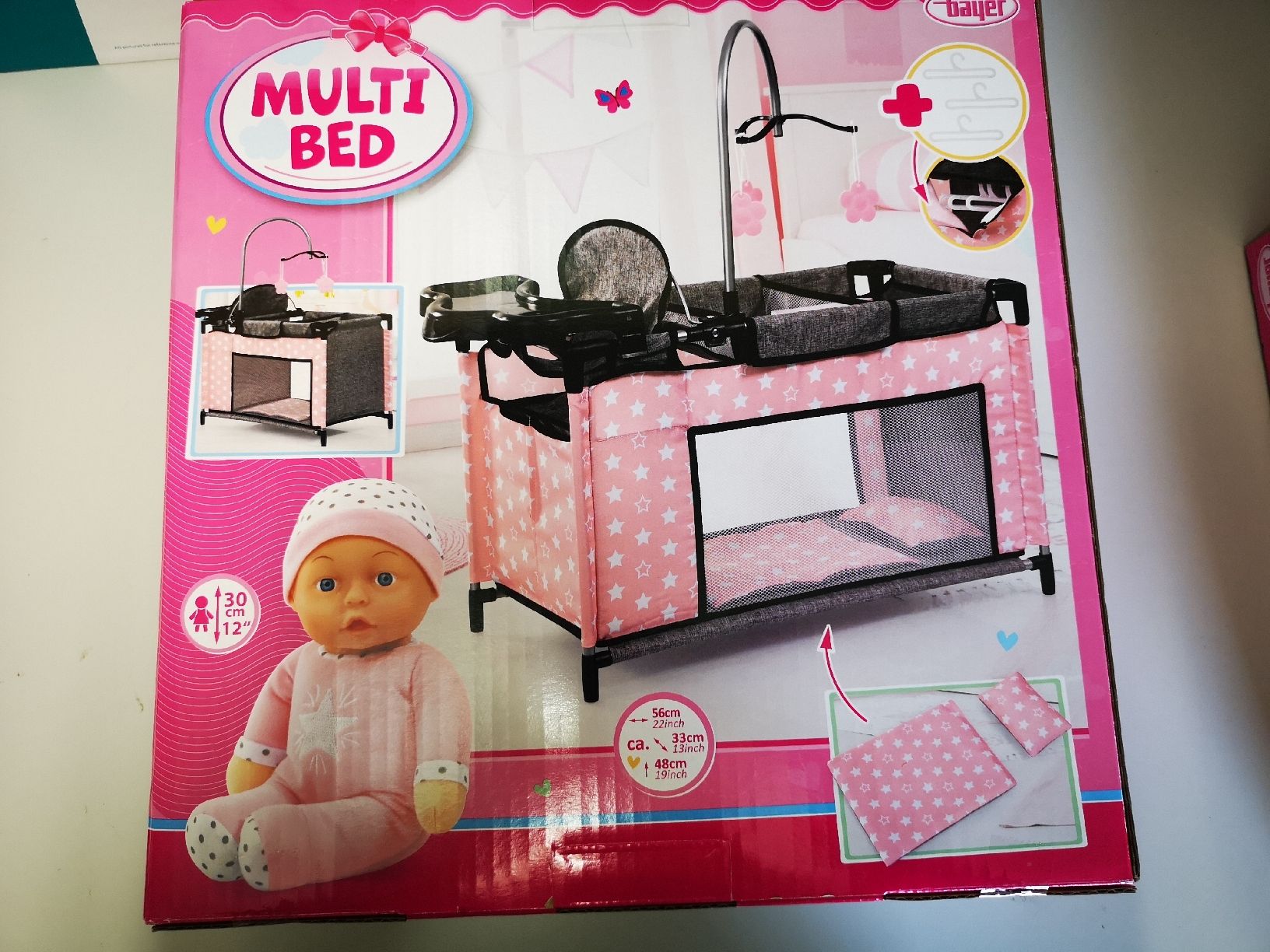 Puppen: Neue Puppe mit Bett von Bayer – Neu und originalverpackt aus Sevelen von gsandax 6