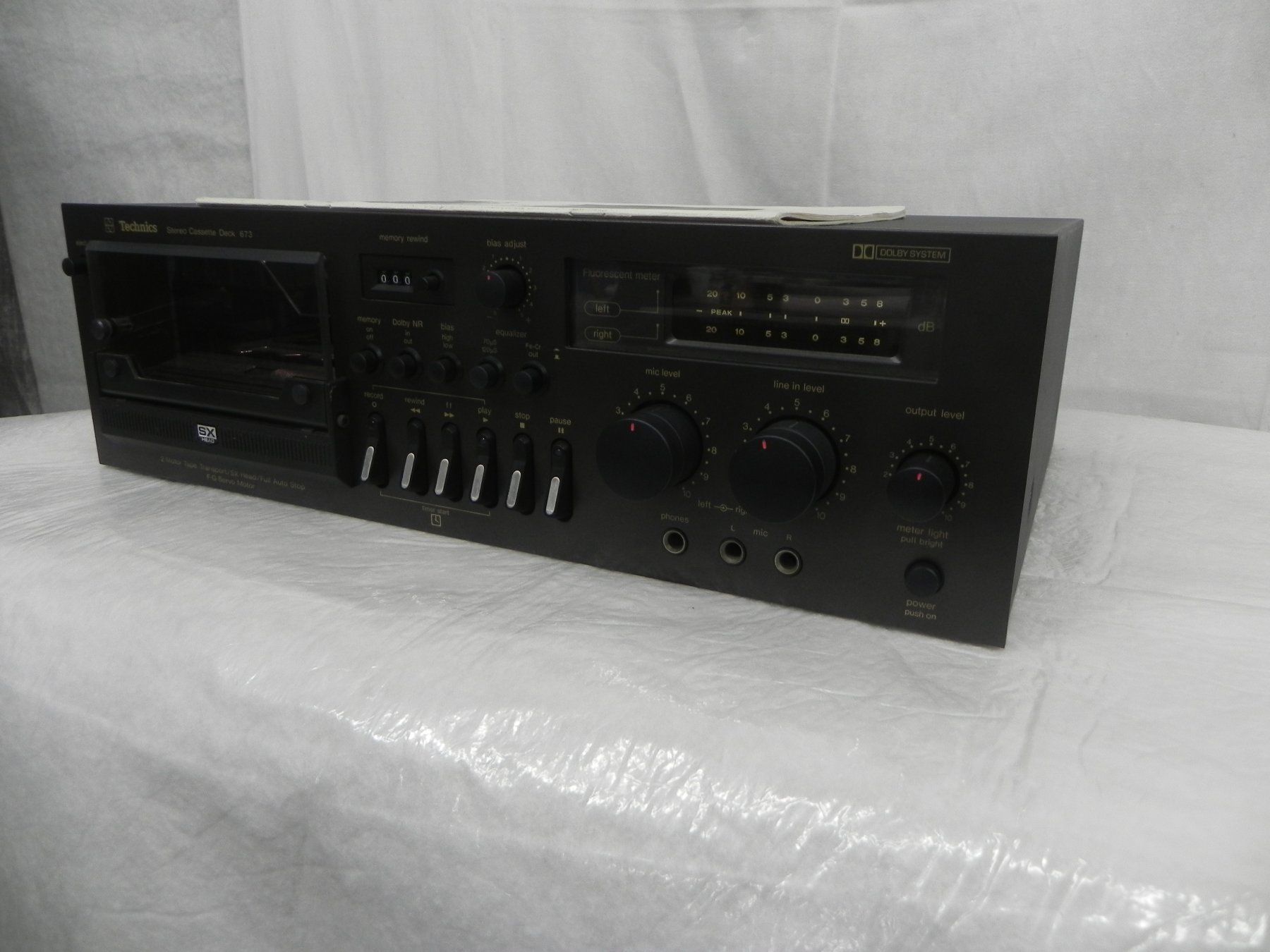 Technics Registratori: Technics RS-673 Tape Deck revidiert Total Liquidation – Usato da Basel venduto da Life-Style-Art 4