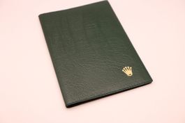 Rolex Reisepass Etui Passport Holder Leder Vintage Original