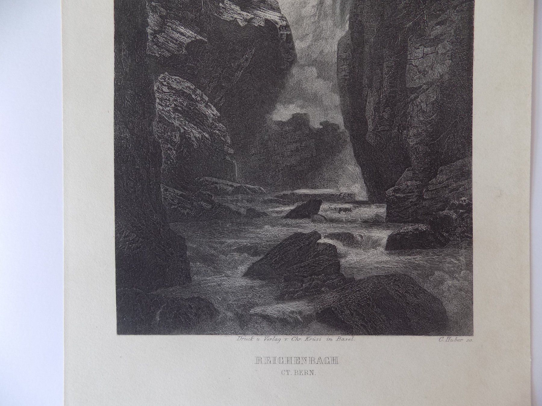 Gravures: Reichenbach Kanton Bern C. Huber – D'occasion à Risch par Antikfee 3