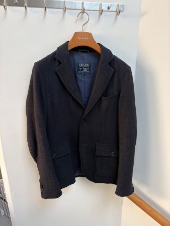 Woolrich - Fischgrätmuster Blazer Jacke Gr. M