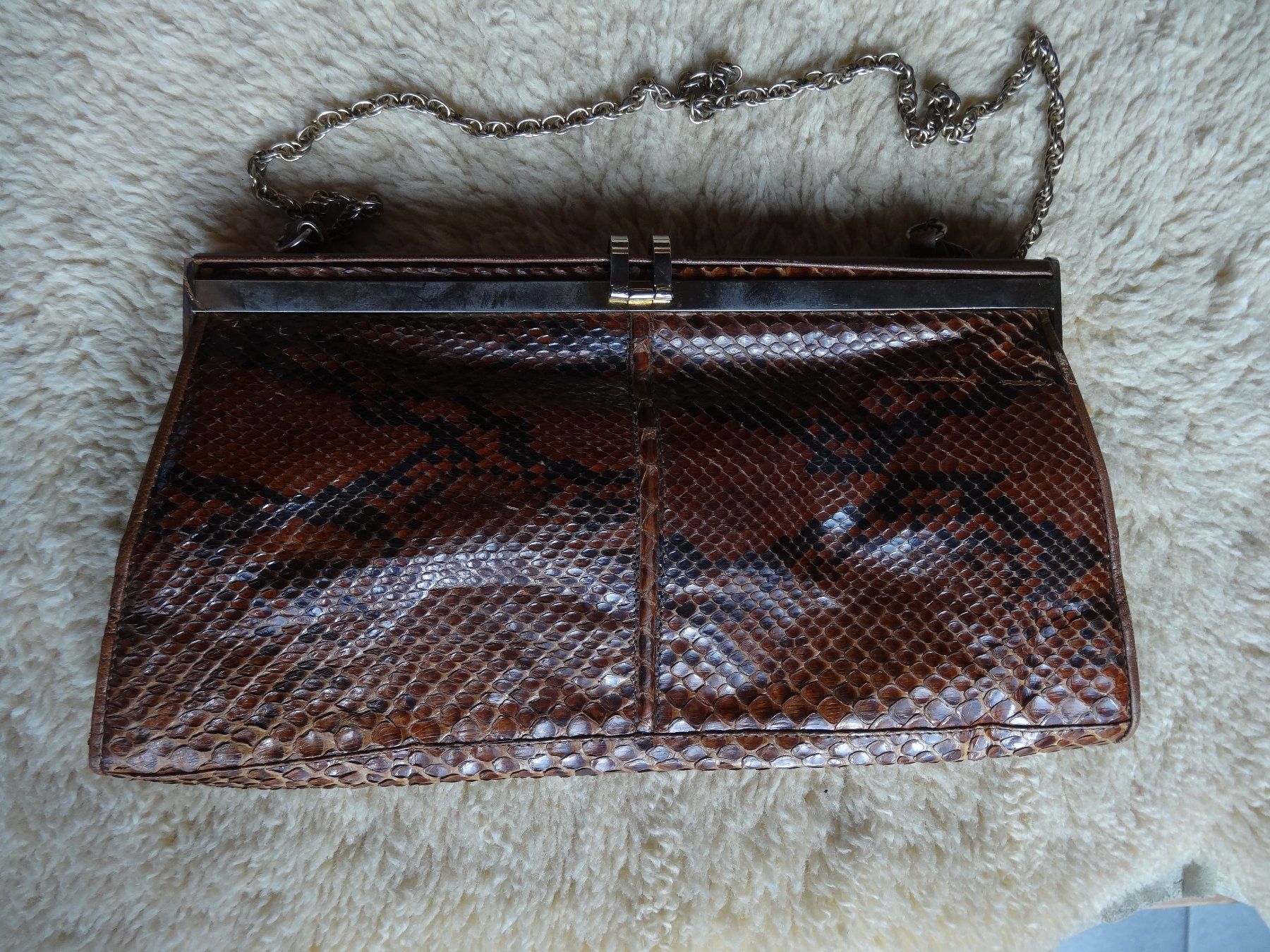 Borse da donna: sac à main antique peau de serpent – Usato da Rebeuvelier venduto da falcon58 1