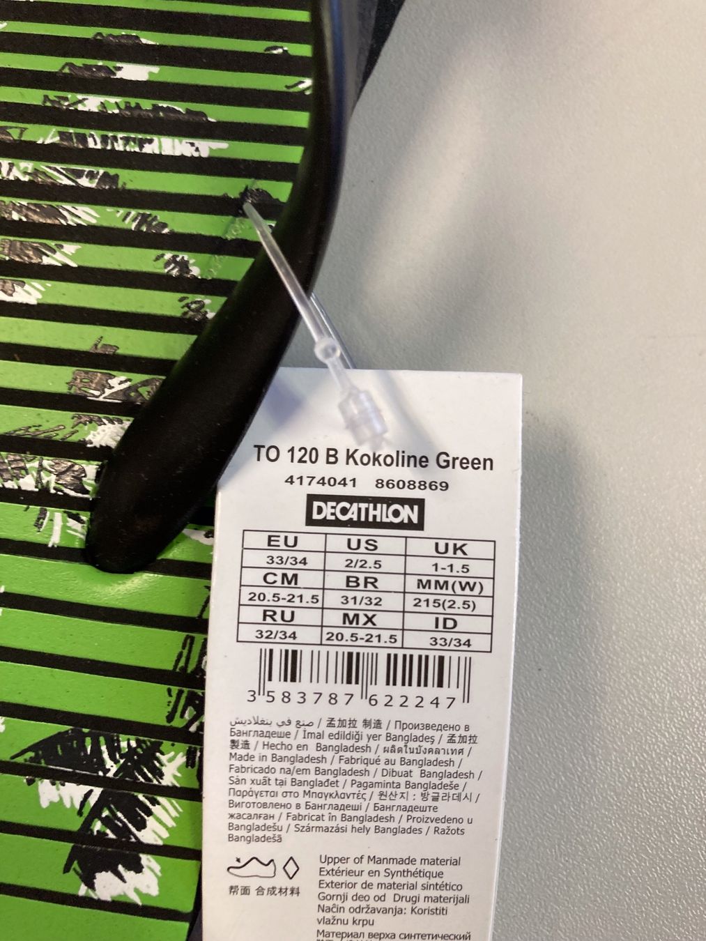 Schuhe für Jungen: Flip Flops, Grösse 33/34, schwarz/grün – Neu und originalverpackt aus Schötz von Jekyll666 3