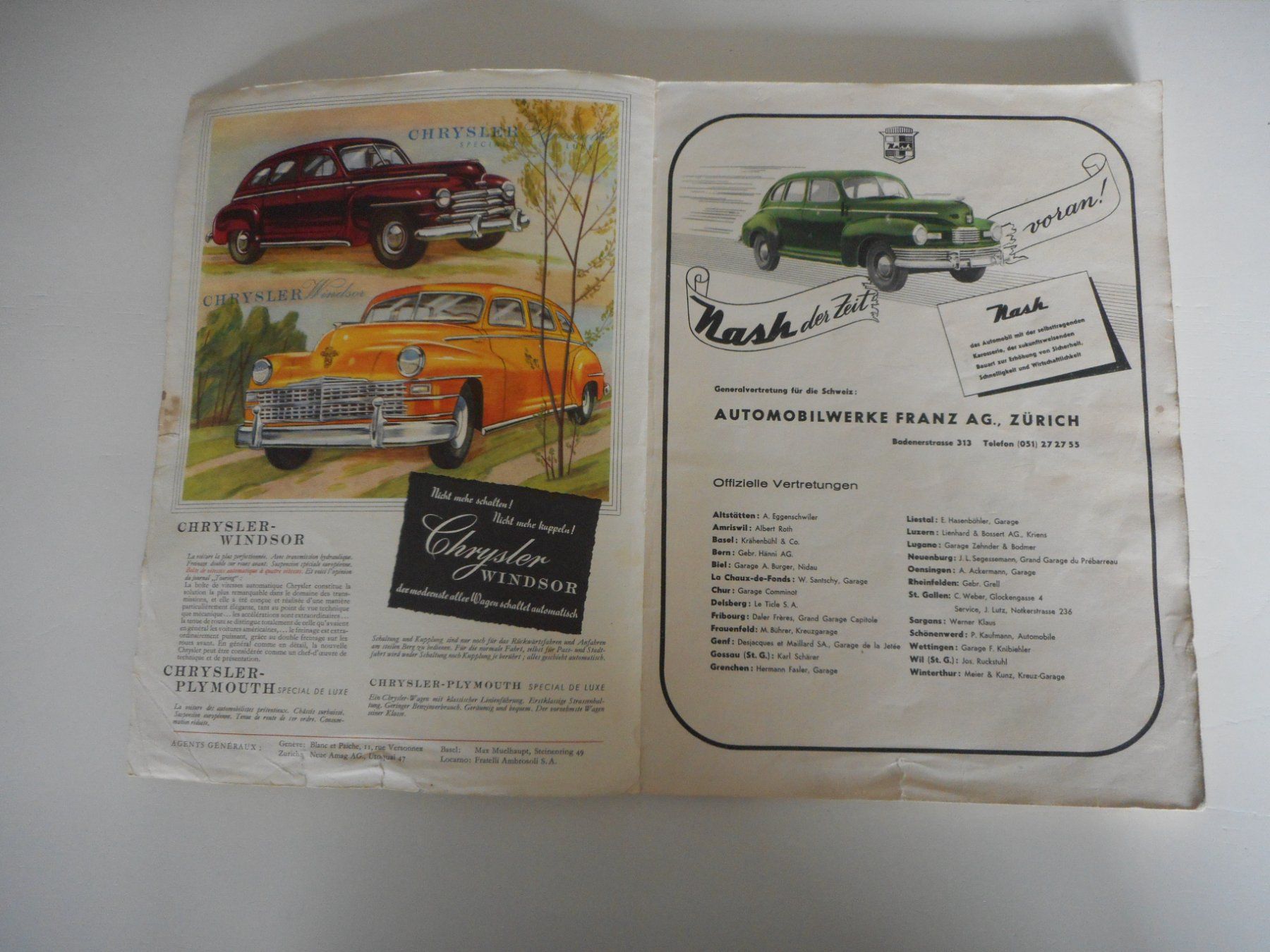 Libri: Automobil Revue 1947 Orginal – Usato da Cham venduto da Paniniworld 3