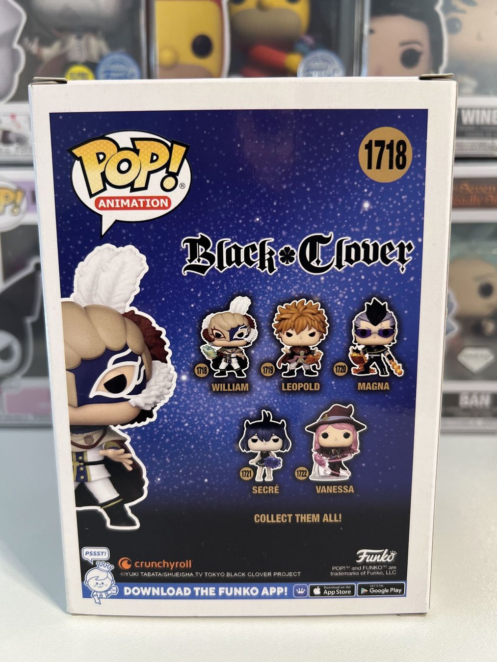 Funko Statuette: Funko POP! Animation Black Clover William – Nuovo e nell'imballaggio originale da Le Mouret venduto da perfectbijou 2