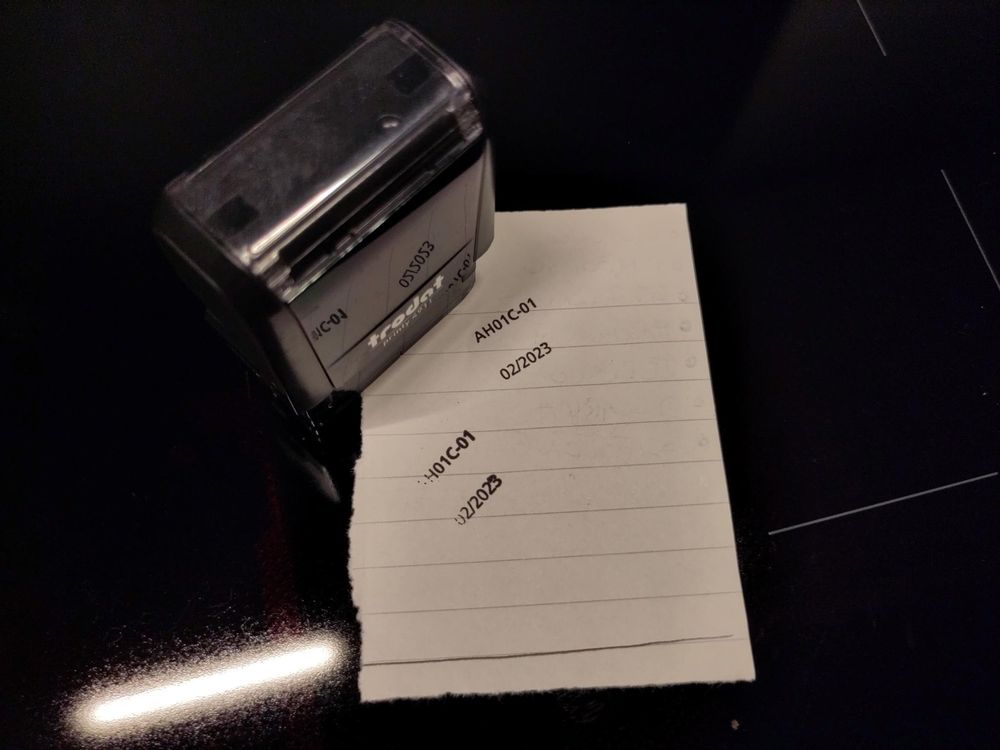 Trodat Timbri: Custom Self-Inking Stamp – Trodat Printy 4911 – Usato da Capolago venduto da Bomberz 6