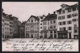 AK Zürich, Geschäfte am Münsterhof
