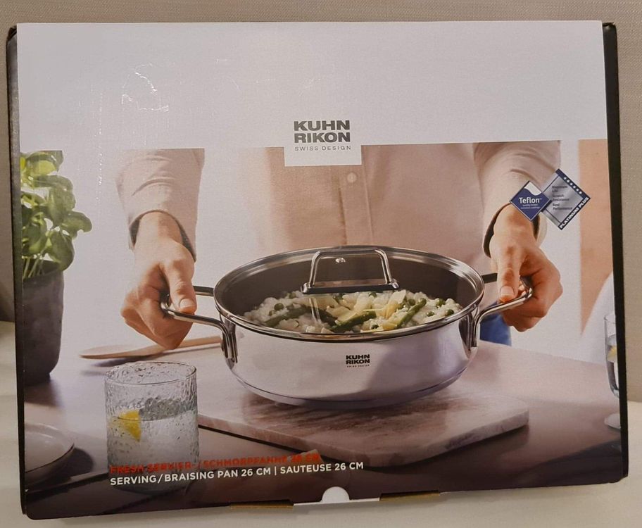 KUHN RIKON Servier-Schmorpfanne mit Deckel 26 cm | Kaufen auf Ricardo