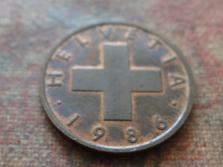 Tutti le monete: 1 Rp. 1986  (B) – Usato da Romanel-sur-Lausanne venduto da Swift13