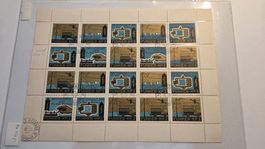 1939 Kehrdruckbogen Zusammendrucke Funker-KP2 mit Abart 