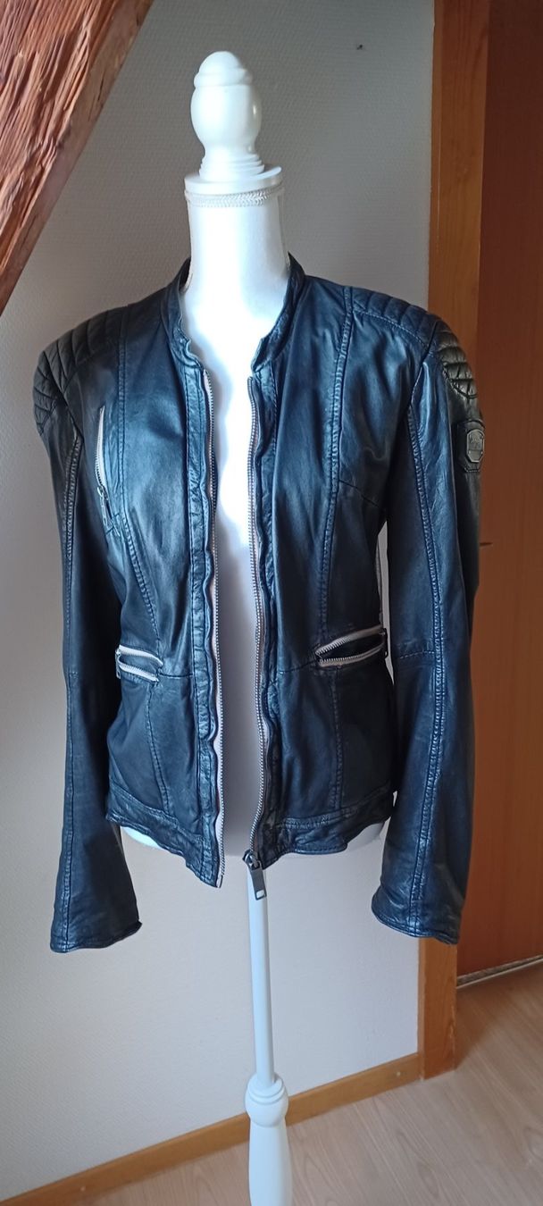 Giacche: LederJacke im Bikerstyle, Gr. 38 – Nuovo (secondo la descrizione) da Reinach AG venduto da silver_65
