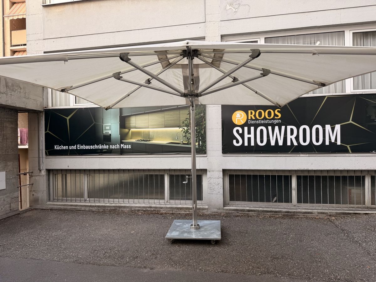 Sonnenschirme: Tucci Schirm 300/300 mit Sockel – Gebraucht aus Luzern von Emelie77 3