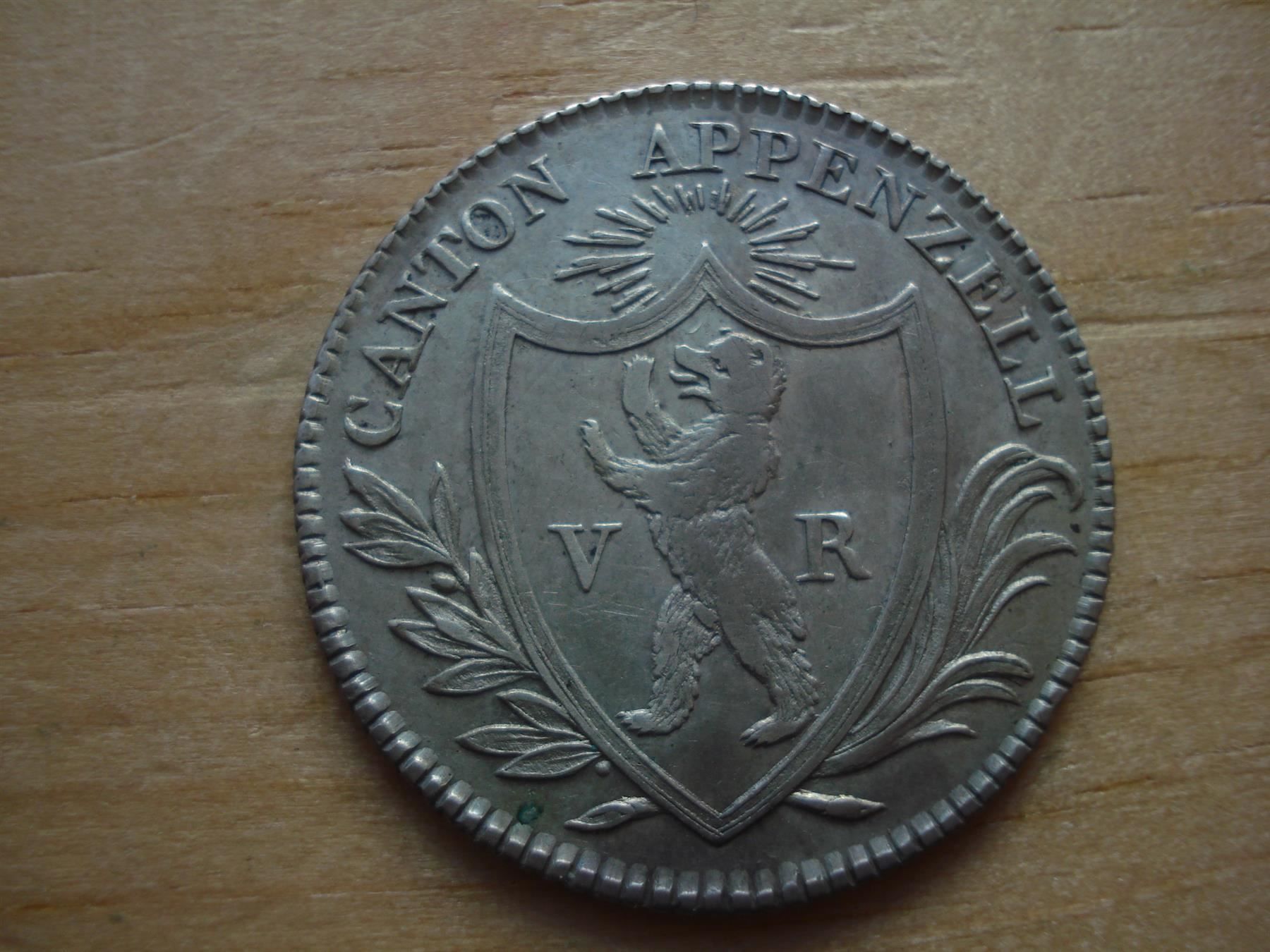 Tutti le monete: Appenzell 1/2 Fr 1809 – Usato da Erlach venduto da Net-Coins 1