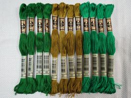 DMC Stickgarn Mouliné –  12er Pack – Sticktwist (Los A23)