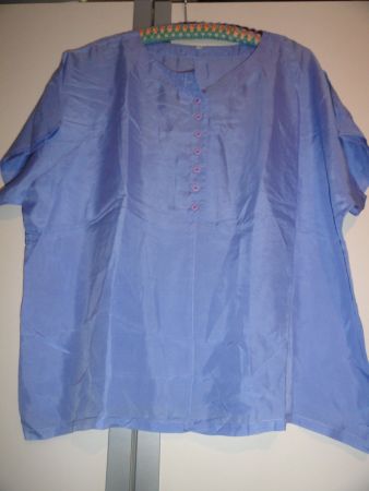 100% SEIDEN SHIRT GR. 40/42 ***
