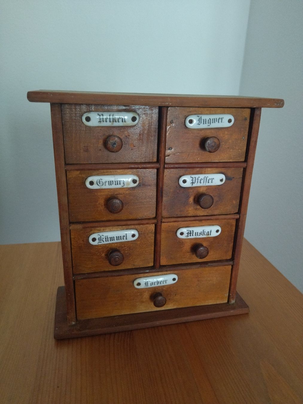 Cucine complete: Gewürzkästchen antik – Usato da Felben-Wellhausen venduto da bananajoe8474