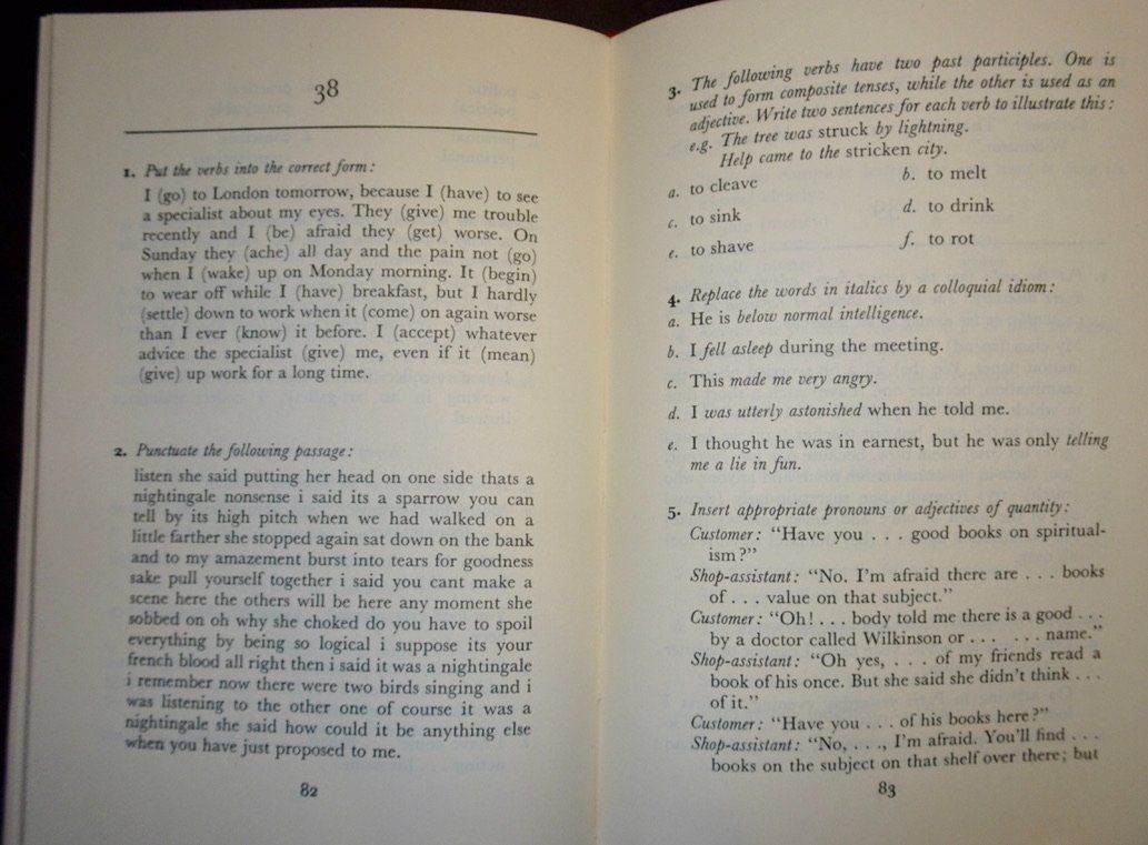 Libri: Livre d'anglais: "Intermediate Test Papers" – Usato da Châtelaine venduto da fil_7lqg 8