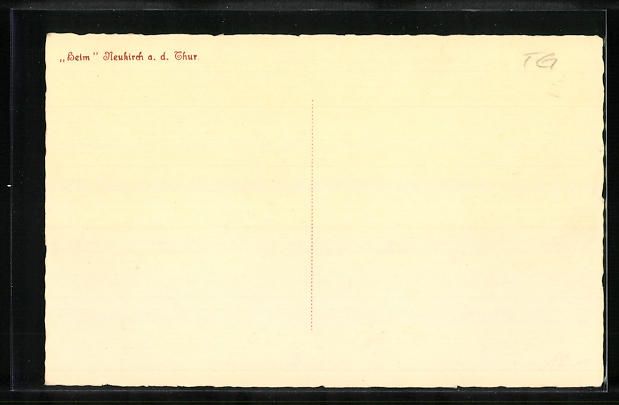 Cartoline postali: AK Neukirch a. d. Thur, Heim Neukirch – Usato da Berlin venduto da bartko-reher 1