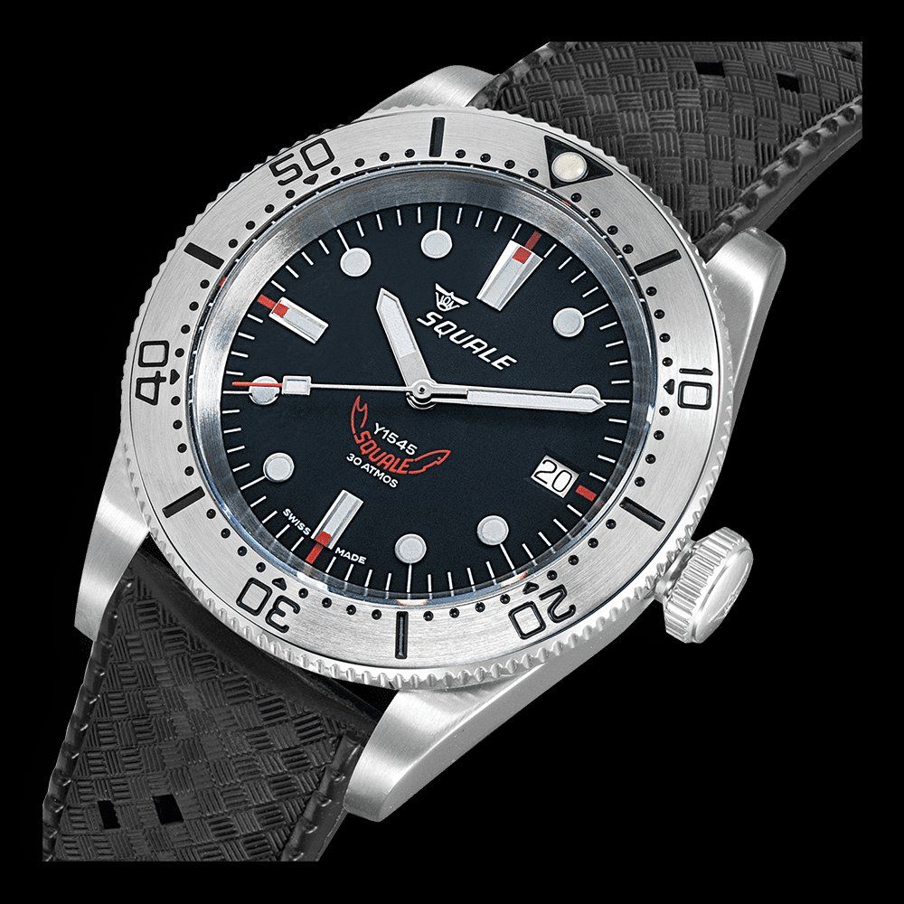 Squale Orologi: Squale Matic Satin Orange Rubber Automatic – Nuovo e nell'imballaggio originale da Carouge GE venduto da Watchaser 1