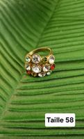 Bague originale Swarowski multicolore, Taille 58