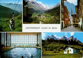 LEUKERBAD Dorfpartie, Luftseilbahn