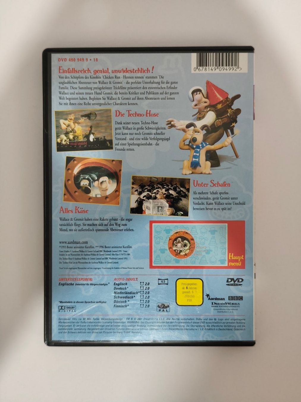Alle DVDs: Wallace & Gromit - 3 Filme - DVD Sammlung – Gebraucht aus Wil SG von anhe87 1