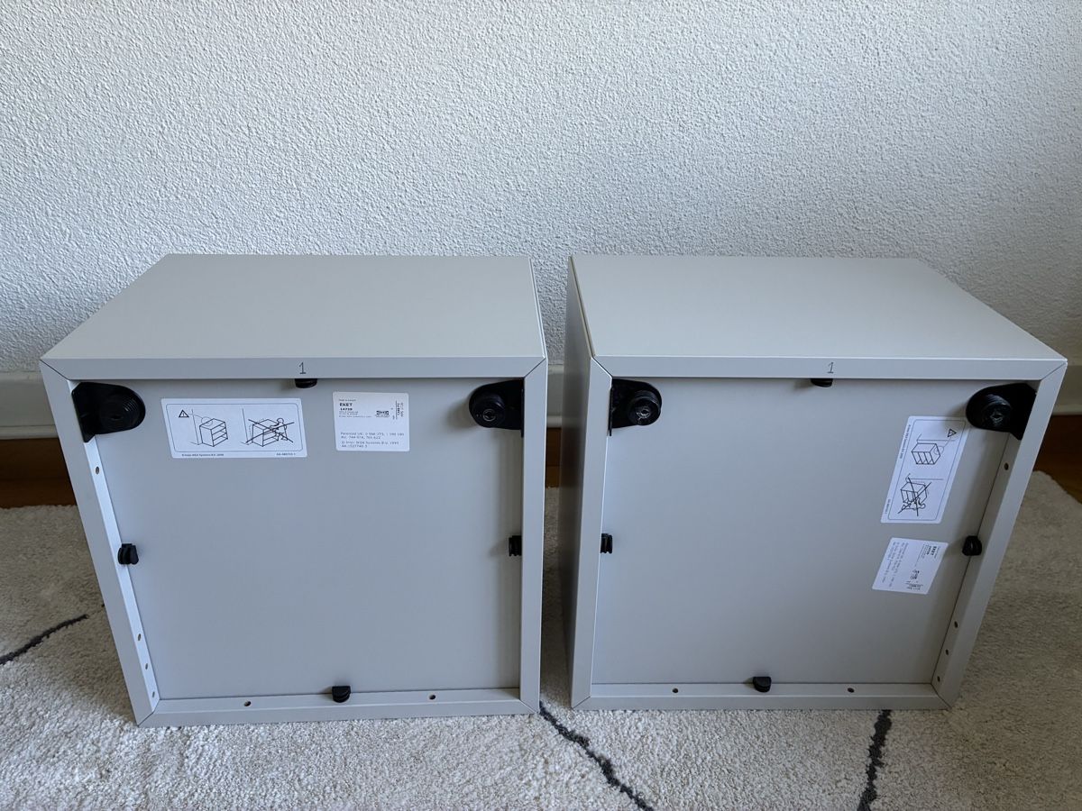Scaffali: 2 IKEA EKET Module, hellgrau, 35 x 35 x 25 – Usato da Zürich venduto da Sylvie0011 3