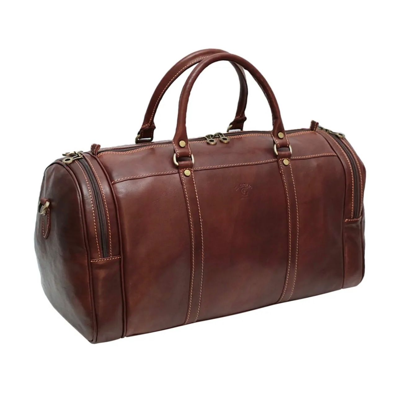 Borse: Reisetasche Leder Firenze - Farbe: Braun – Nuovo e nell'imballaggio originale da Wittenbach venduto da WWW.DRILUBAGS.CH 3
