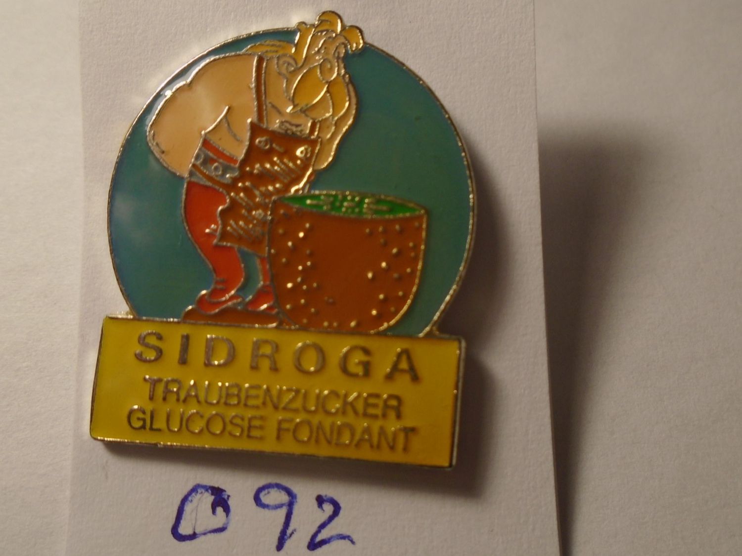 Placchette & Badge: 1 Sidroga Traubenzucker Pin (O92) – Usato da Winterthur venduto da Beli2000